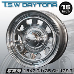 T.S.W DAYTONA 16X7.0J+355H/6H