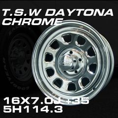 TSW DAYTONA �������� 16X7.0J+35 5H114.3���ۥ�����4�ܥ��å�