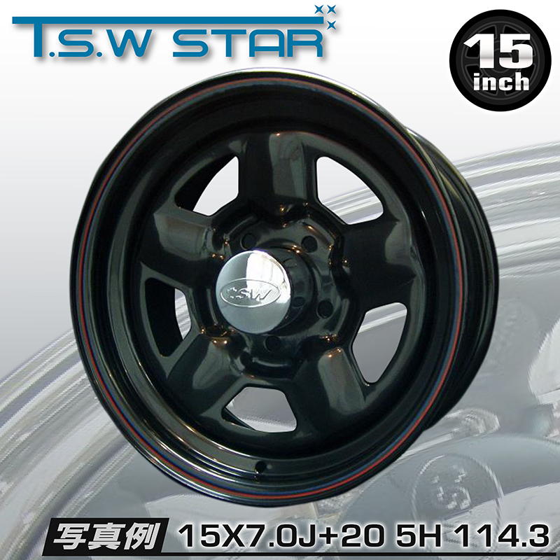 T.S.W STAR 15X7.0J+20【5H114.3】