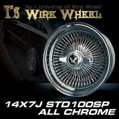 T's WIRE 14X7J STD100SP ALL CHROME���ۥ�����4�ܥ��å�