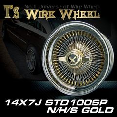 T's WIRE 14X7J STD100SP N/H/S GOLD���ۥ�����4�ܥ��å�