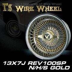 T's WIRE 13X7J REV100SP N/H/S GOLD���ۥ�����4�ܥ��å�