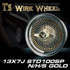 T's WIRE 13X7J STD100SP N/H/S GOLD���ۥ�����4�ܥ��å�