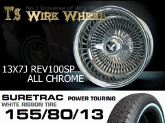 T's WIRE 13X7J REV100SP ALL CHROME 奢ȥå ۥ磻ȥܥ󥿥䥻å