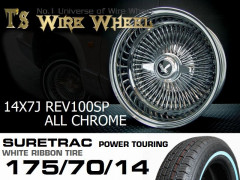 T's WIRE 14X7J REV100SP ALL CHROME 奢ȥå ۥ磻ȥܥ󥿥䥻å