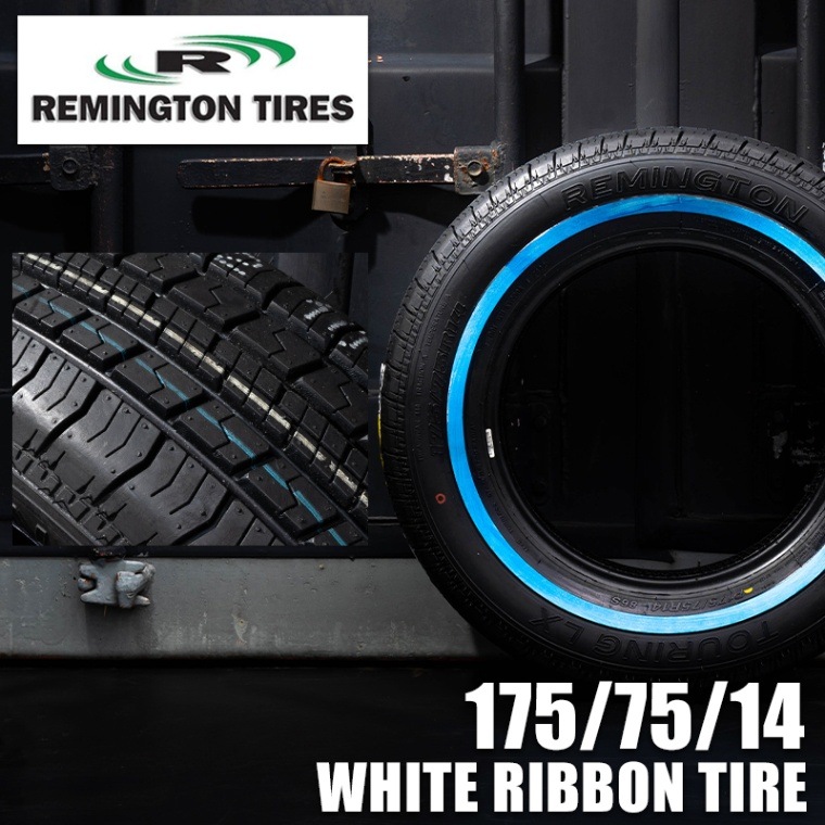 REMINGTON TOURING LX 175/75R14 ホワイトリボンタイヤ 1本