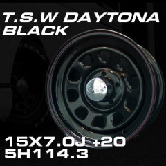 TSW DAYTONA �֥�å� 15X7.0J+20 5H114.3���ۥ�����4�ܥ��å�