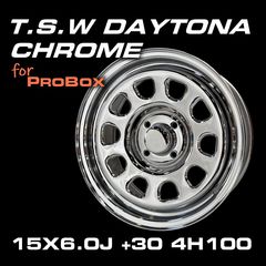 TSW DAYTONA �������� 15X6J+30 4H100���ۥ�����4�ܥ��å�
