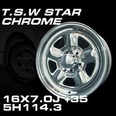 TSW STAR �������� 16X7.0J+35 5H114.3���ۥ�����4�ܥ��å�