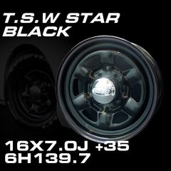 TSW STAR �֥�å� 16X7.0J+35 6H139.7���ۥ�����4�ܥ��å�