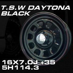 TSW DAYTONA �֥�å� 16X7.0J+35 5H114.3���ۥ�����4�ܥ��å�