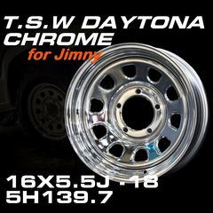 ����ˡ� TSW DAYTONA �������� 16X5.5J-18 5H139.7���ۥ�����4�ܥ��å� for Jimny
