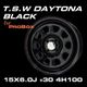 TSW DAYTONA �֥�å� 15X6J+30 4H100���ۥ�����4�ܥ��å�