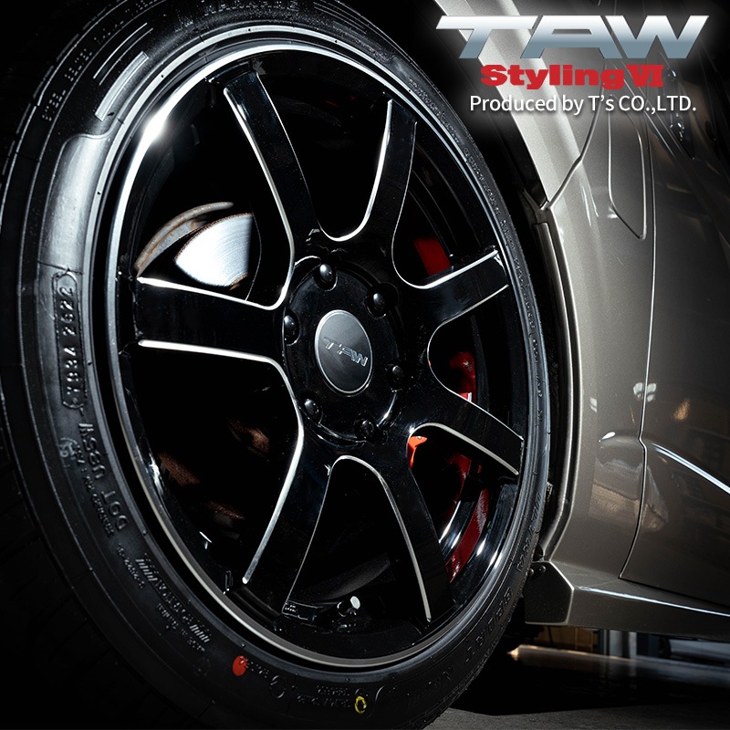 T.A.W Styling6 18X8.0J +37 �ۥ�����4�ܥ��å�