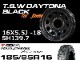 ����ˡ� TSW �ǥ��ȥʥ֥�å� 16X5.5J+20/-18 GEOLANDAR M/T G003 185/85R16 �ۥ�����������䥻�å�