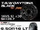 ����ˡ� TSW �ǥ��ȥʥ֥�å� 16X5.5J+20/-18 GEOLANDAR M/T G003��6.50R16LT �ۥ�����������䥻�å�