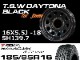 ����ˡ� TSW �ǥ��ȥʥ֥�å� 16X5.5J+20/-18 GEOLANDAR A/T G015 185/85R16 �ۥ�����������䥻�å�