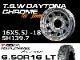 ����ˡ� TSW �ǥ��ȥʥ������� 16X5.5J+20/-18 GEOLANDAR M/T G003��6.50R16LT �ۥ�����������䥻�å�