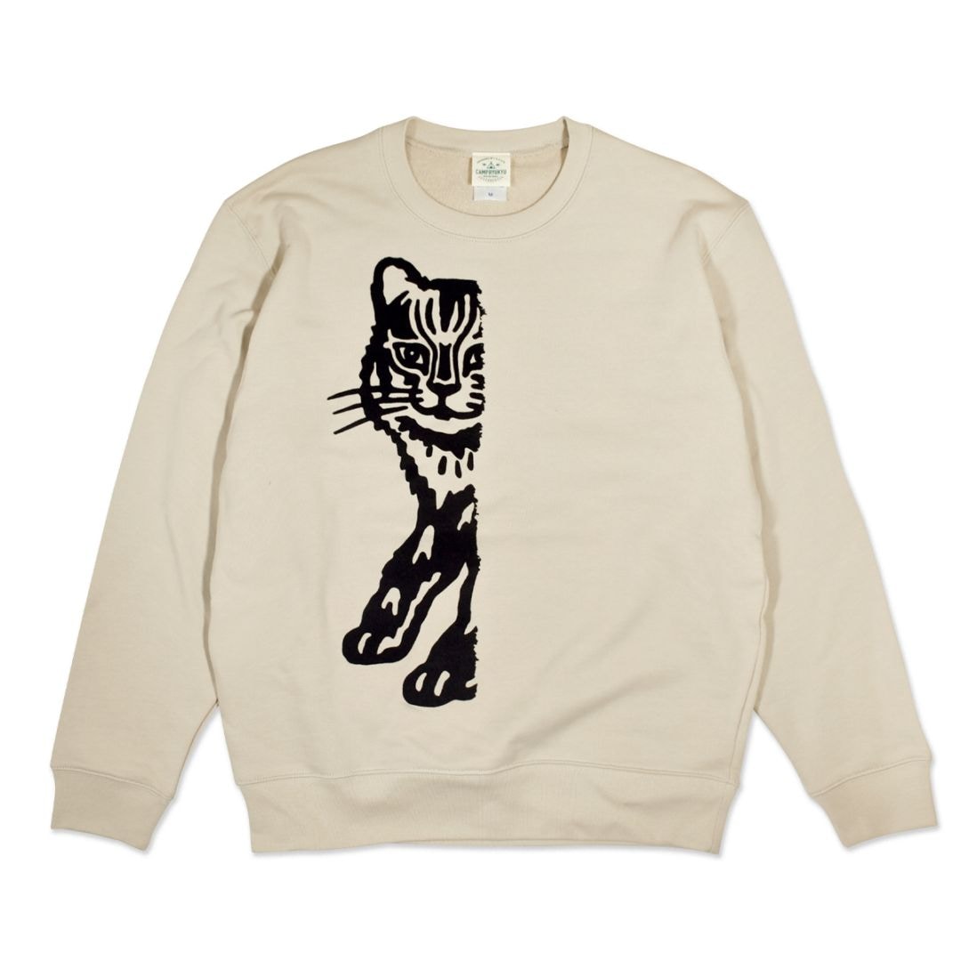 フリーダム山猫スウェット/ベージュ