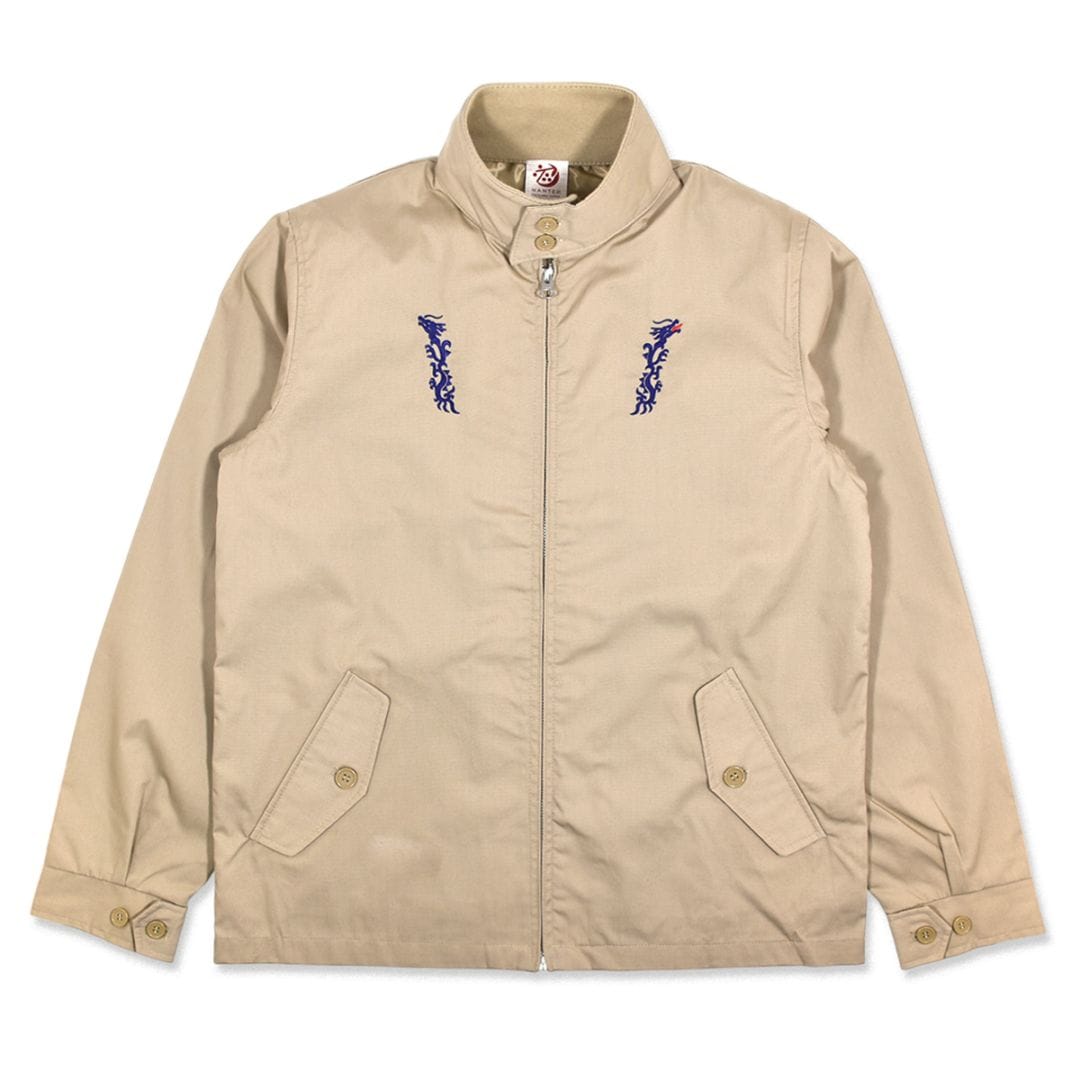 昇龍刺繍スウィングトップ/ベージュ