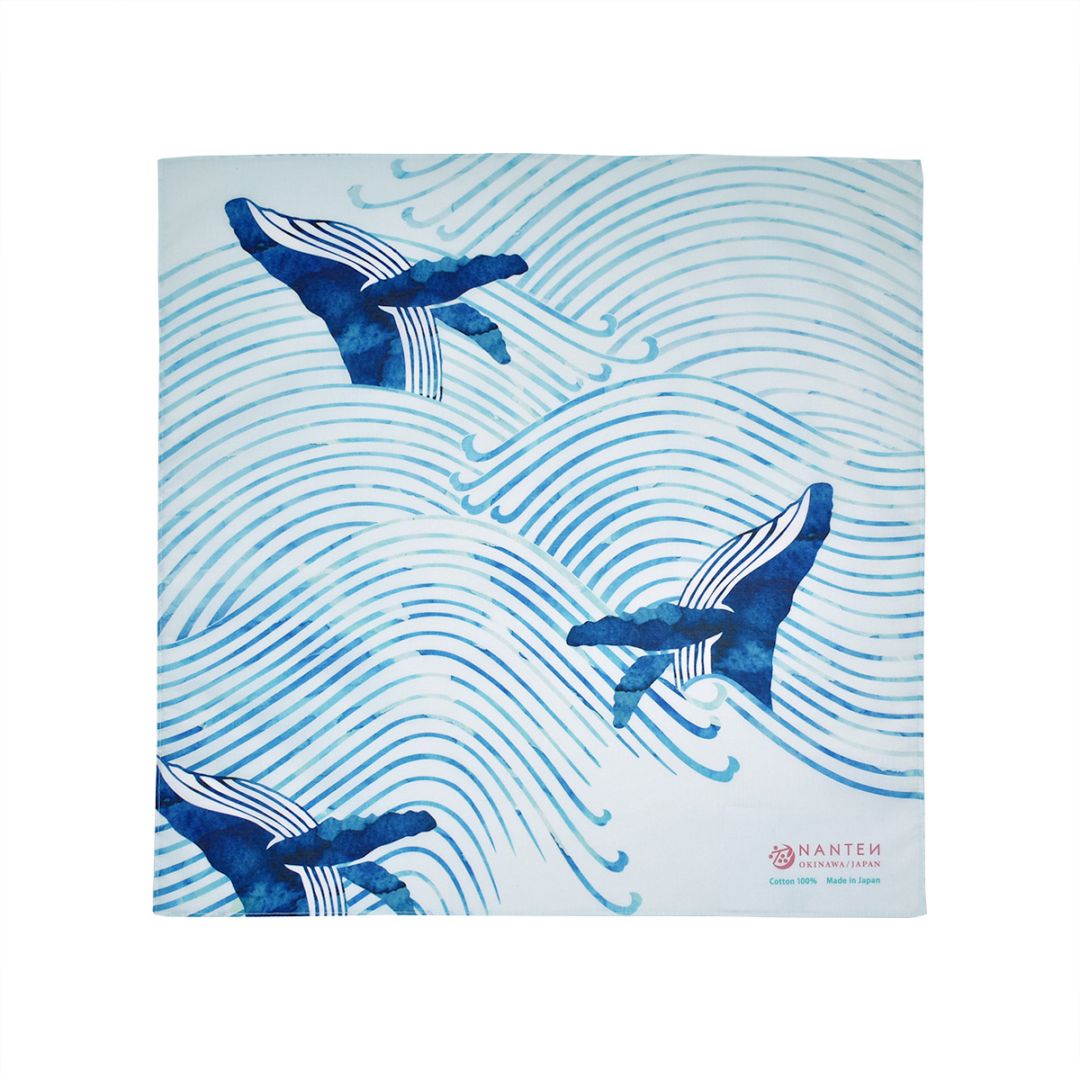 波縞模様（なみしまもよう） ハンカチ