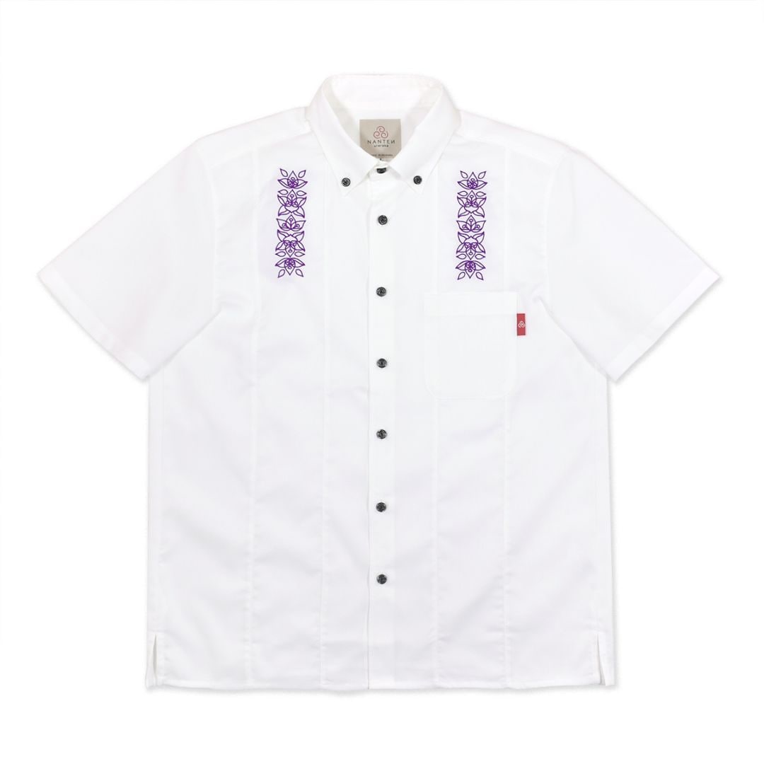 ブーゲン刺繍 uraraka/ホワイト