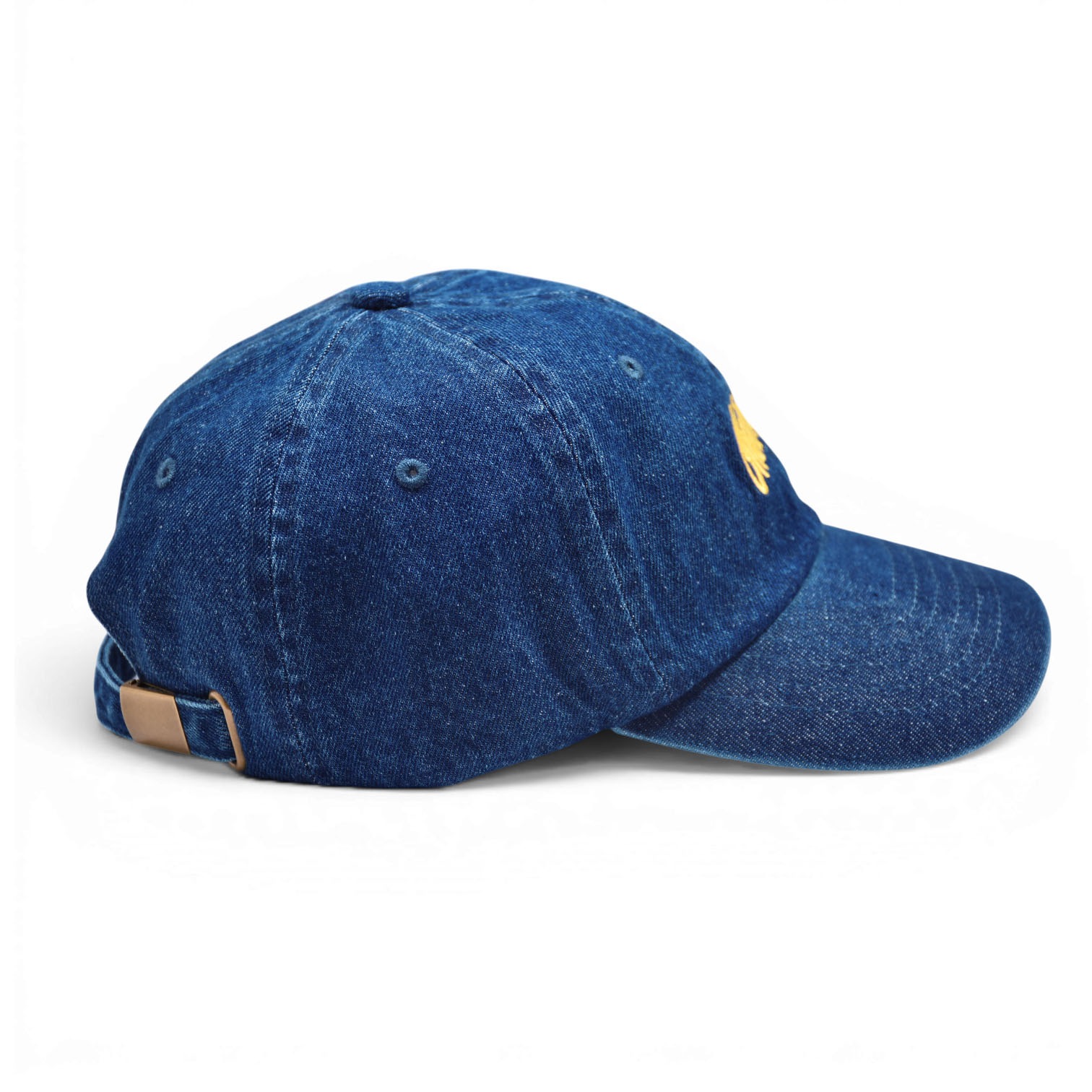 沖縄】スクリプトロゴCAP/ダークブルーデニム【刺繍キャップ】
