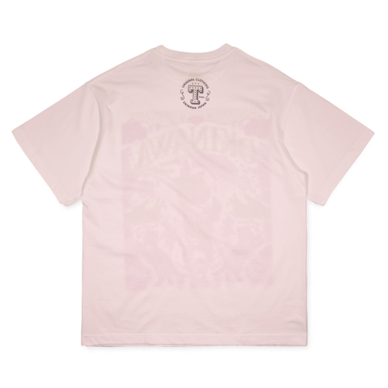 ファンモン サイン入り ピンク Ｔシャツ M  新品 沖縄Tシャツ】サインシーサー/フロストピンク