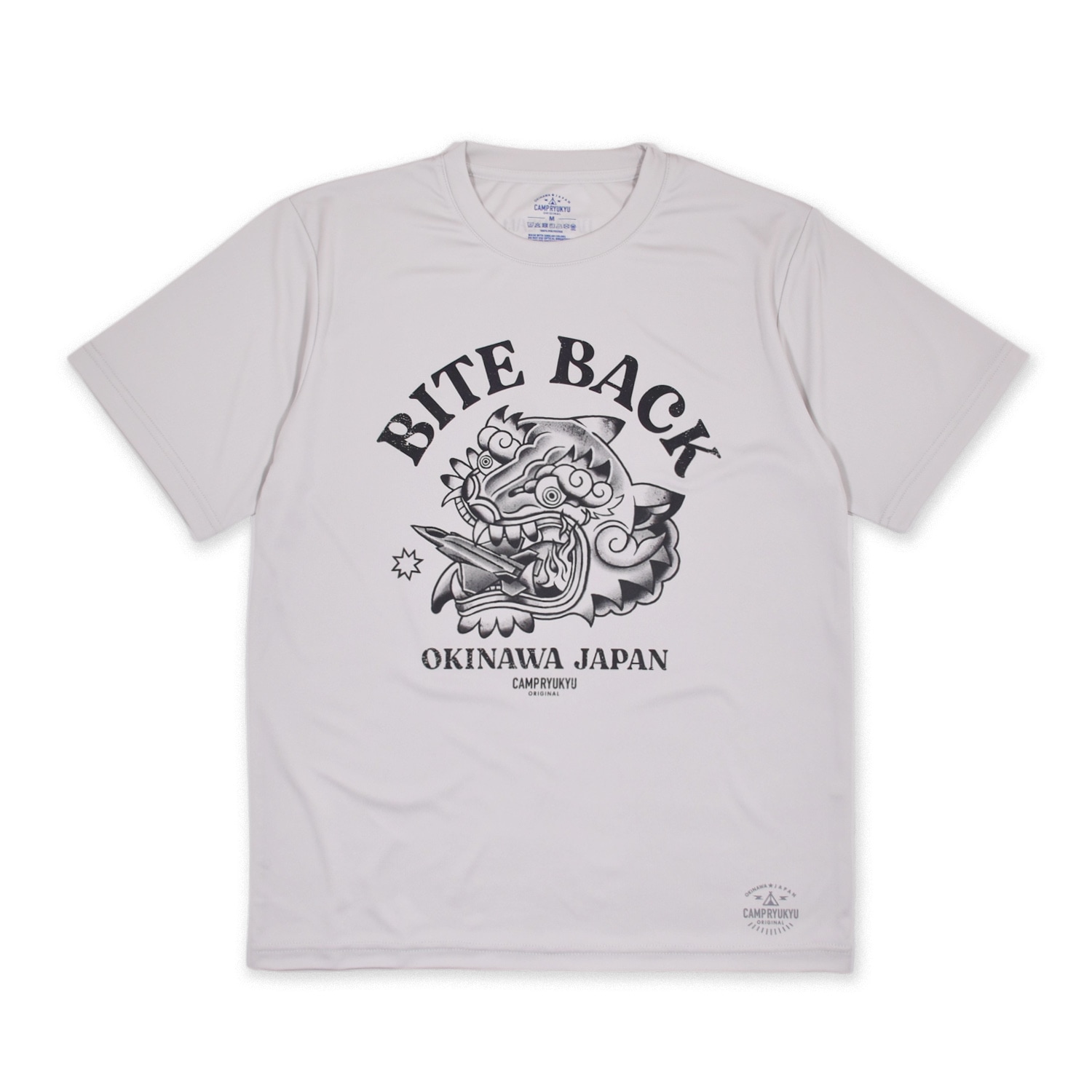 BITE BACK ドライT-SHIRT/フロストグレー【ドライTシャツ】