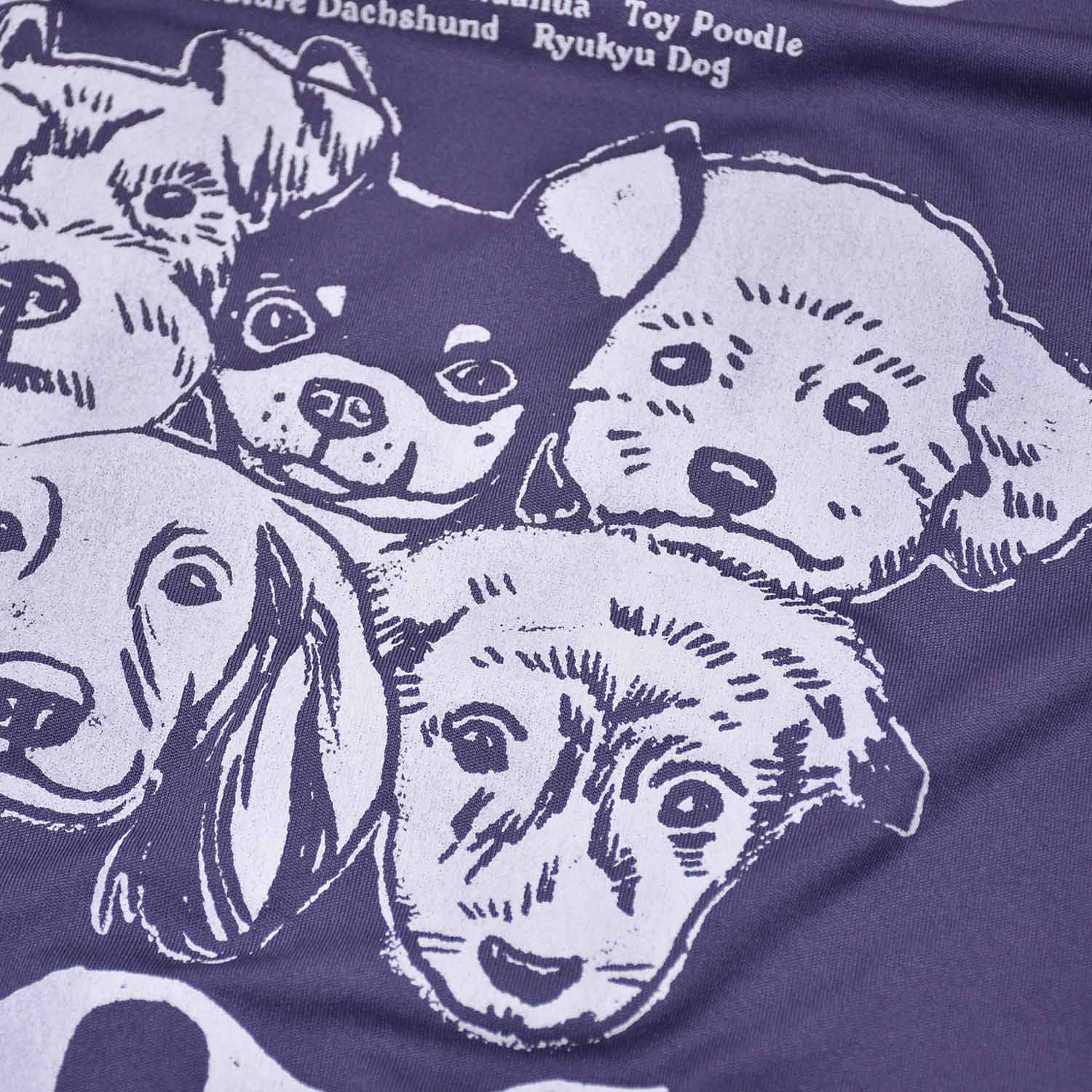 DOGS ドライTEE/グレイッシュパープル【ドライTシャツ】