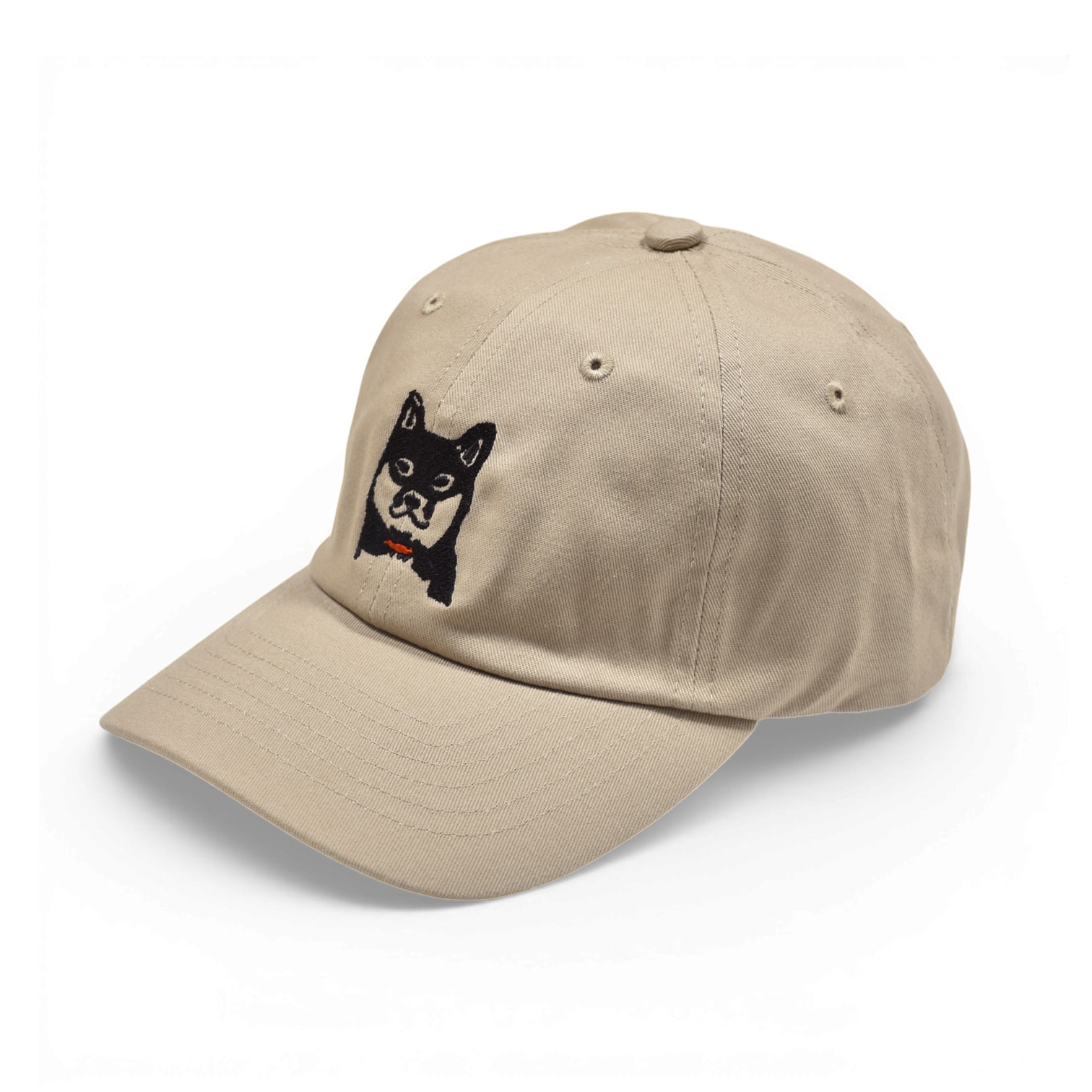 RIZE 1997 刺繍キャップ ベージュ/グレー 沖縄】柴犬CAP/ライトベージュ【刺繍キャップ】