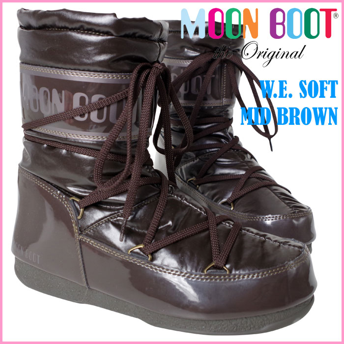 �ƥ��˥� �ࡼ��֡��� MOON BOOT W.E. SOFT MID BROWN��RCP�ۡڤϤ��ݤ��б����ʡۡڥ���ӥ˼����б����ʡۡڥ᡼�����Բġ�������������