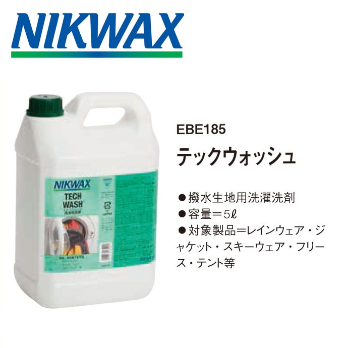 NIKWAX ʥ˥å ƥåå TECH WASH 5åȥ EBE185 ޡڥ᡼Բġ