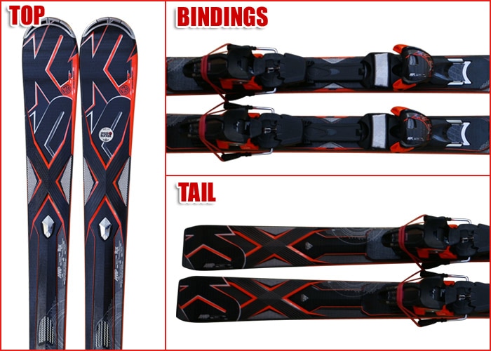 スキーセット② nn K2 ケーツー スキー 2点セット メンズ AMP BOLT+MX14.0 172/179 金具