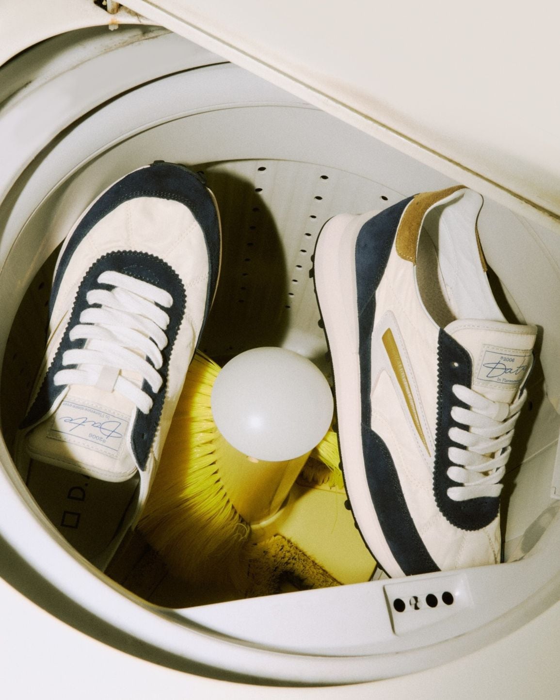 MAN ATHLETA NYLON IVORY-BLUE