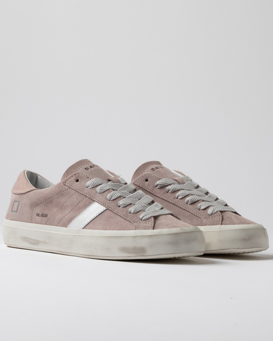 HILL LOW SUEDE PINK