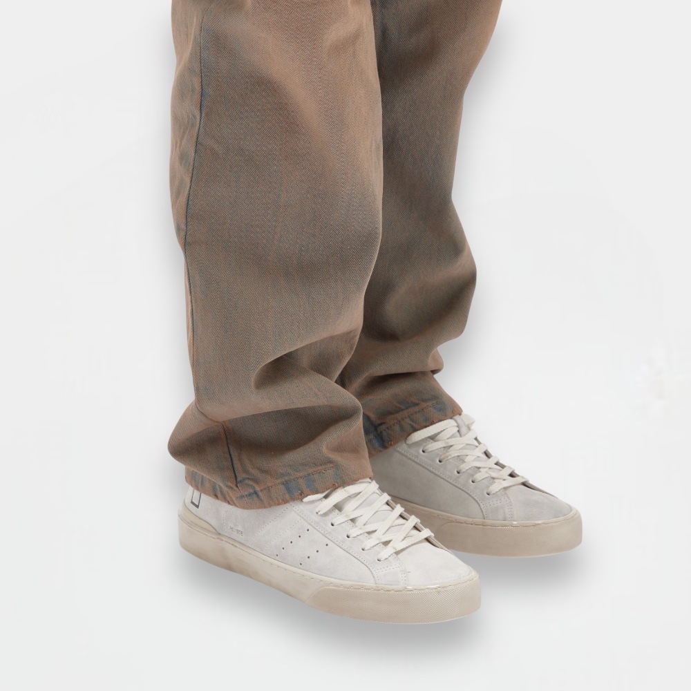 MAN HILL LOW SUEDE WHITE