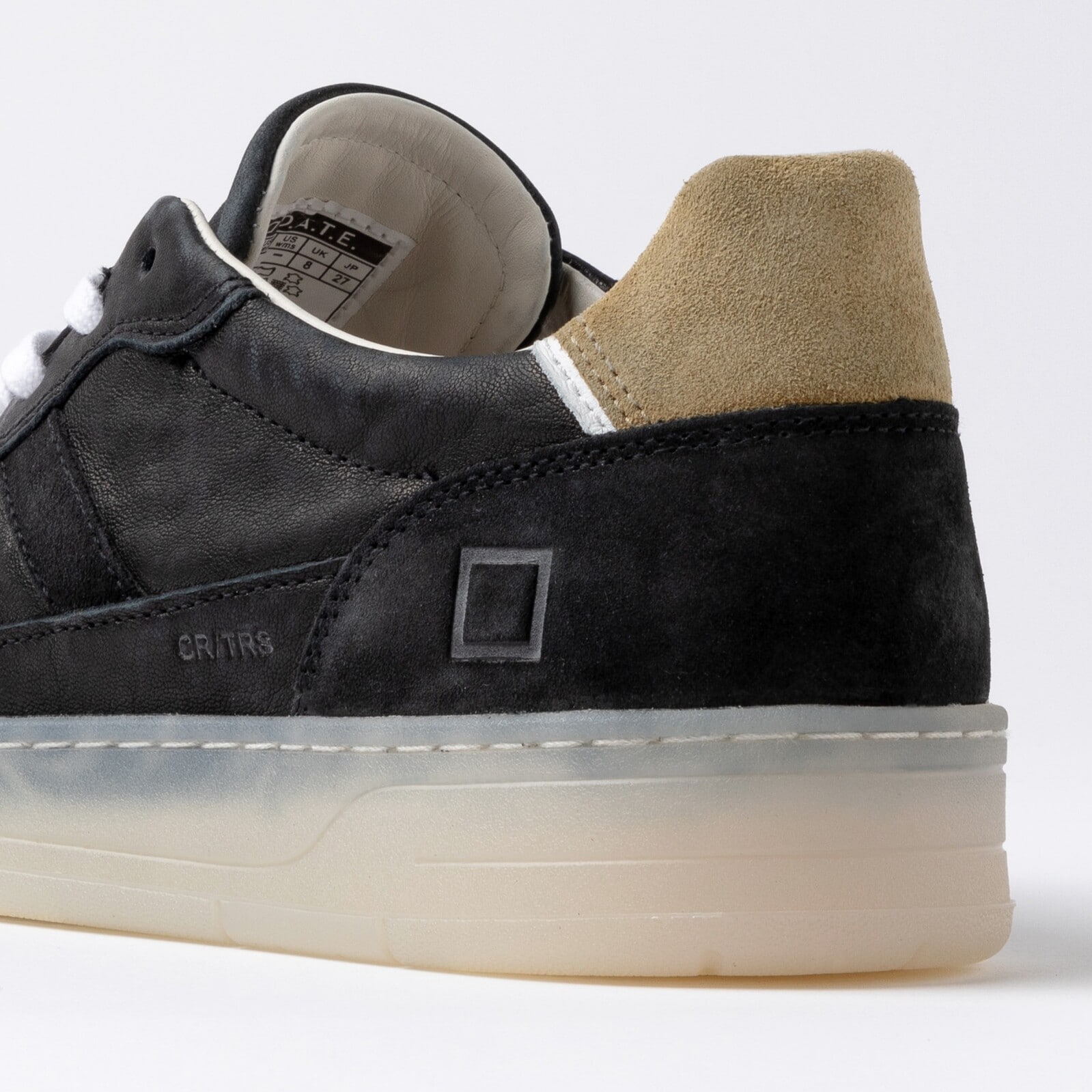 MAN COURT 2.0 TRANSPARENT BLACK