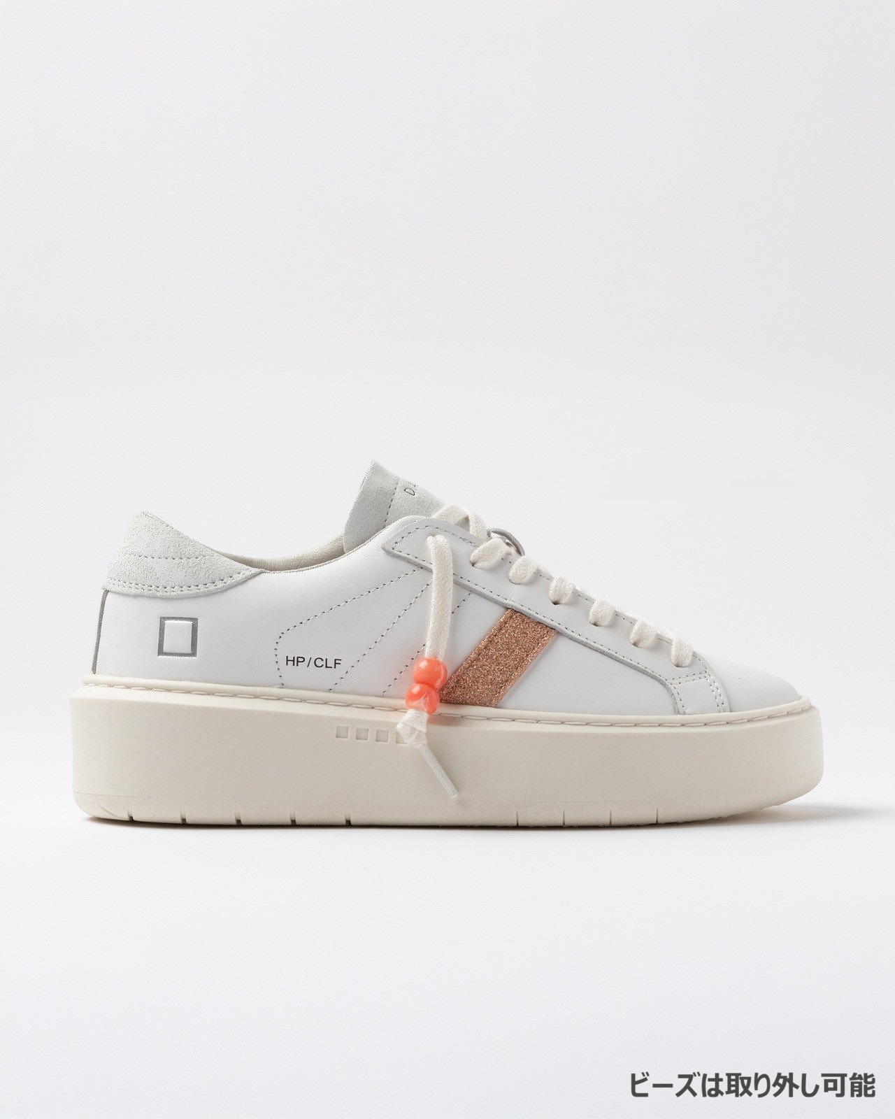 HILL LOW PLATFORM CALF WHITE-COOPER
