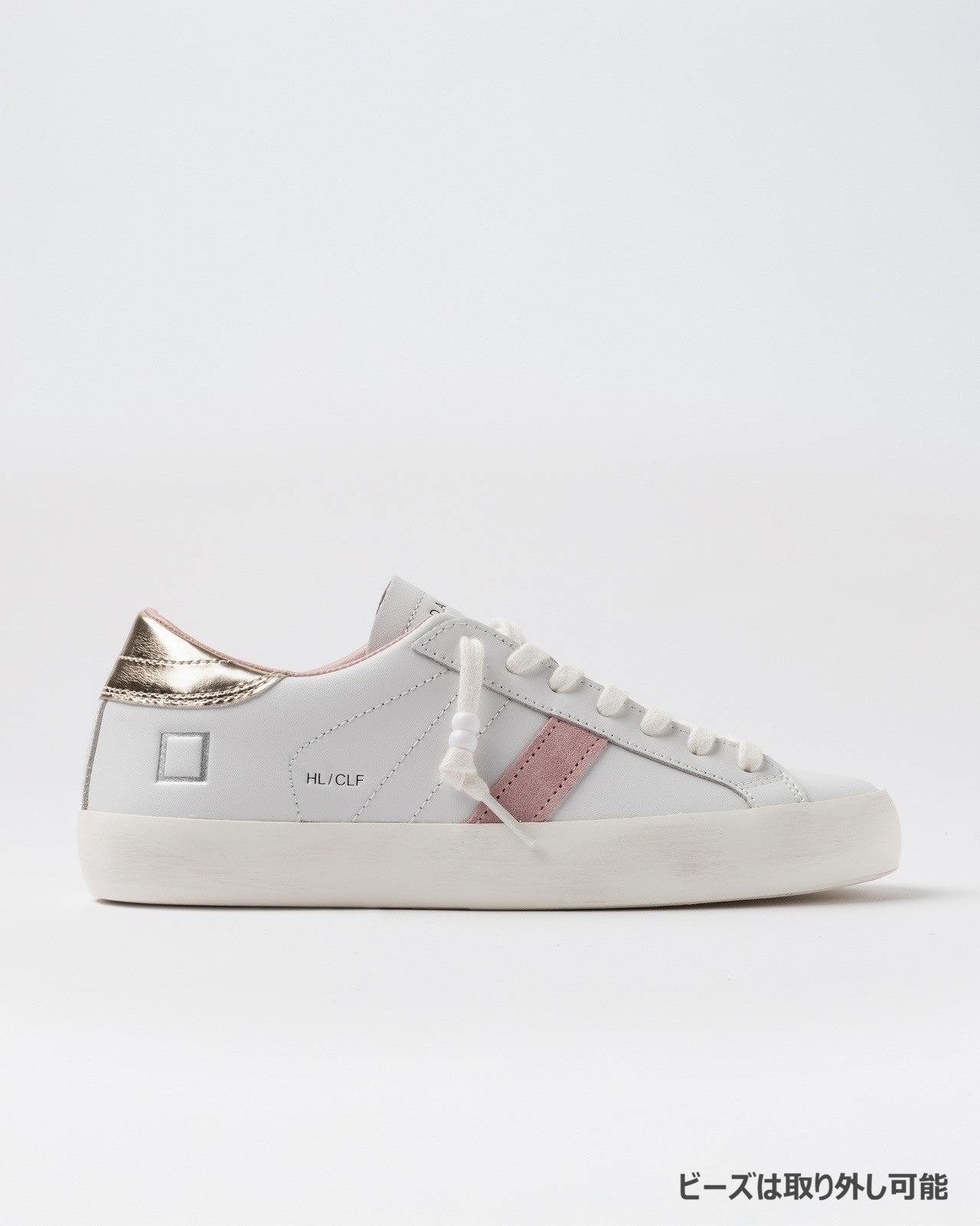 HILL LOW CALF WHITE-PLATINUM