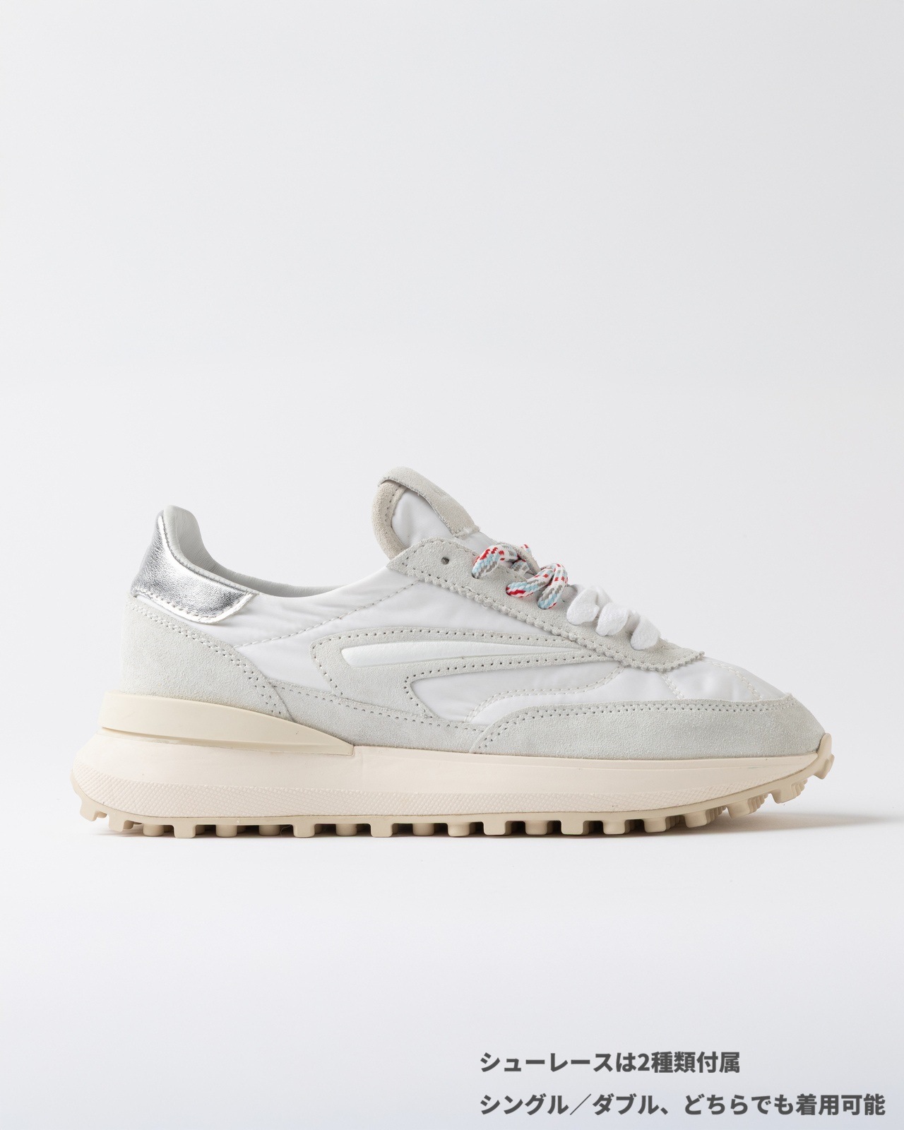 MAN ATHLETA NYLON WHITE-SILVER POPUP