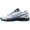 Mizuno ミズノ ブレイクショット 4 OC クレー／砂入り人工芝コート テニス シューズ 2023年春夏 ホワイト×ブルー×ブラック 2E相当 61GB2341|テニス|その他競技