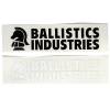 BALLISTICS バリスティクス CUTTING STICKER 01 カッティングステッカー2枚セット BWS-0005|ギア|アウトドア