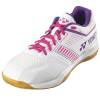 YONEX ヨネックス バドミントンシューズ パワークッションストライダーフロー 3E ホワイト／ピンク 日本バドミントン協会審査合格品 新入部員 部活 SHBSF1|シューズ|バドミントン