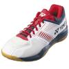 YONEX ヨネックス バドミントンシューズ パワークッションストライダーフロー 3E ホワイト／レッド 日本バドミントン協会審査合格品 新入部員 部活 SHBSF1|シューズ|バドミントン