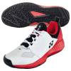 YONEX ヨネックス パワークッション106 テニスシューズ クレー 砂入り人工芝コート 3E ホワイト/レッド SHT106-114|テニス|その他競技