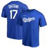 NIKE ナイキ MLB ロサンゼルス・ドジャース N&N TEE ネームアンドナンバーＴシャツ 大谷翔平 Tシャツ 半袖 OHTANI 17 ブルー 正規品 ML0124SS0005|ウエア|野球・