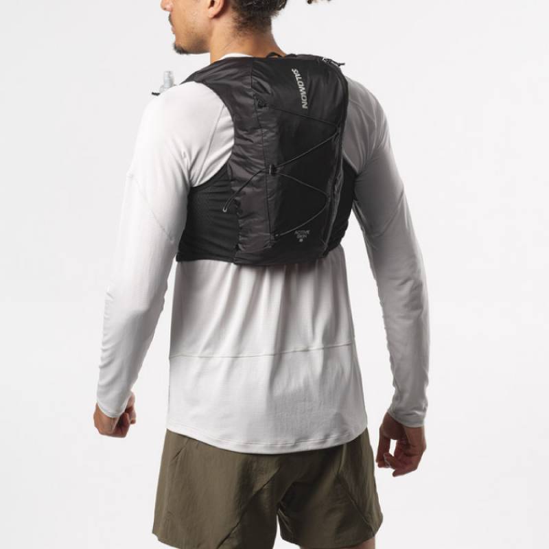 Salomon Active Skin 8 S トレラン　ベスト SALOMON（サロモン）ACTIVE SKIN 8 -BLACK / METAL ユニセックス