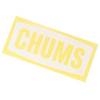 CHUMS チャムス Cutting Sheet CHUMS Logo S カッティングシートチャムスロゴS ステッカー ホワイト CH62-1484|ギア|アウトドア