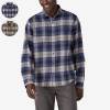 patagonia パタゴニア メンズ・ロングスリーブ・ライトウェイト・フィヨルド・フランネル・シャツ トップス 2024年秋冬 レギュラー・フィット 2カラー 42410|ウェア|アウトドア